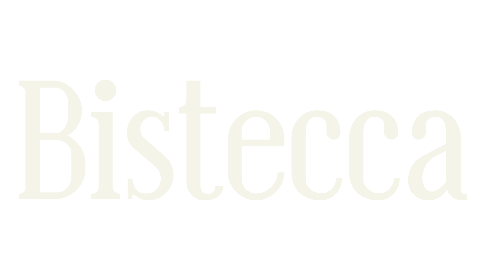 Bistecca, condensed font preview