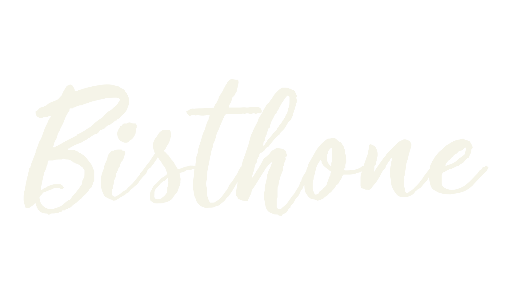 Bisthone, calligraphy font preview