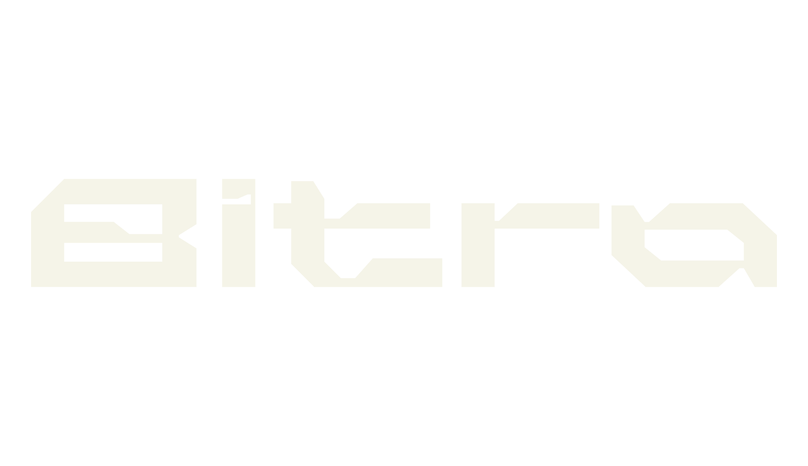 Bitro, techno font preview