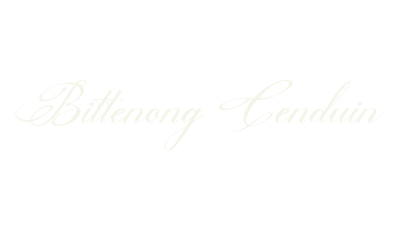 Bittenong Cenduin, pretty font preview