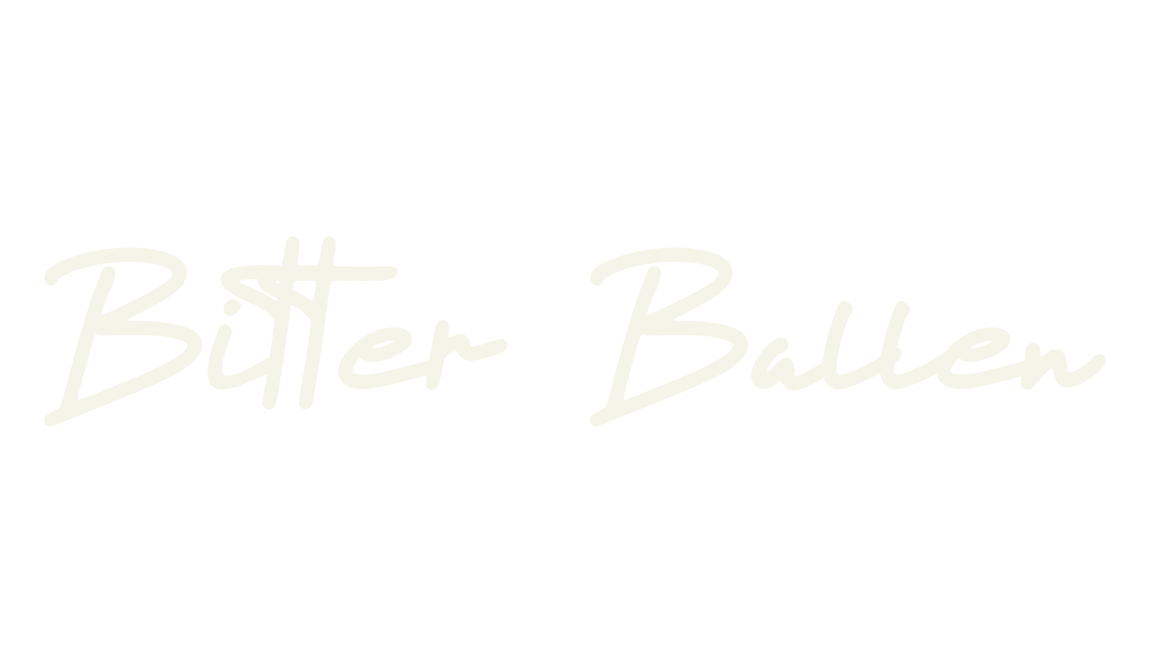 Bitter Ballen, handwriting font preview