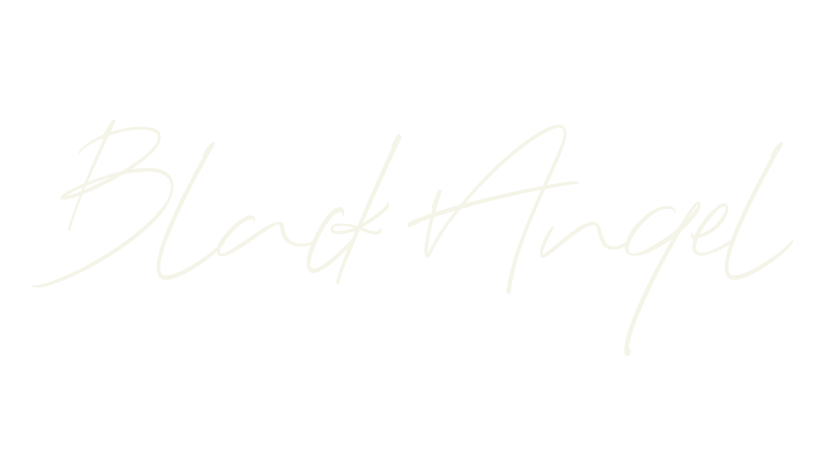 Black Angel, fashion script font preview