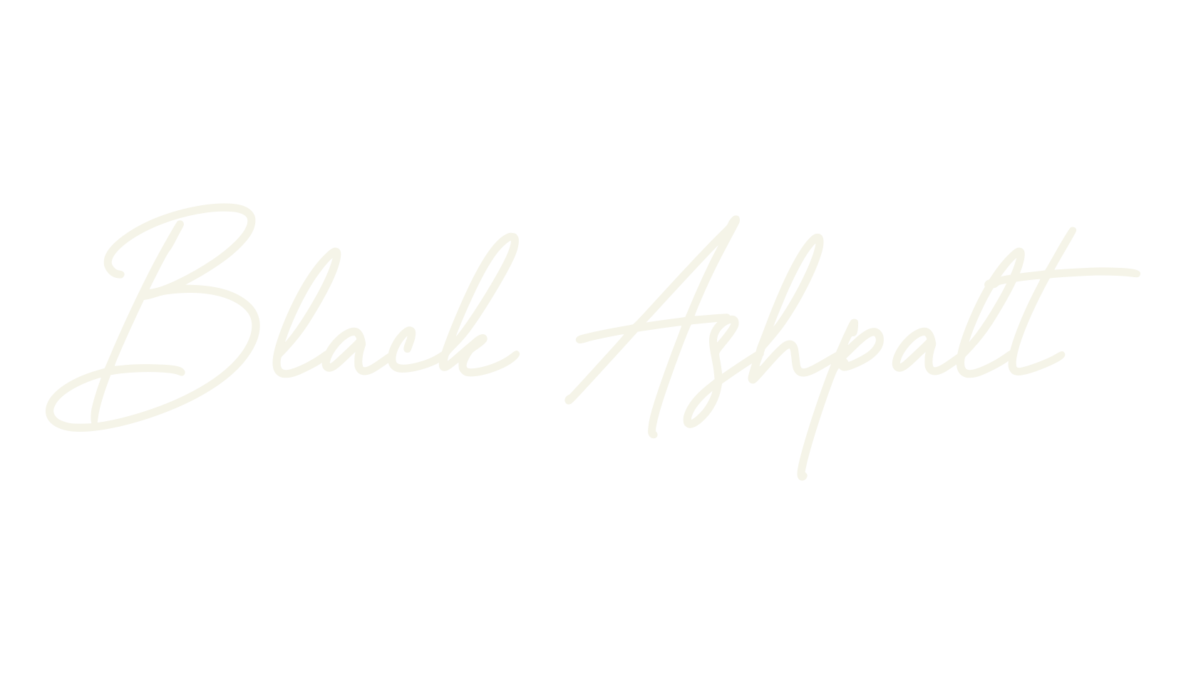Black Ashpalt, fashion sign font preview