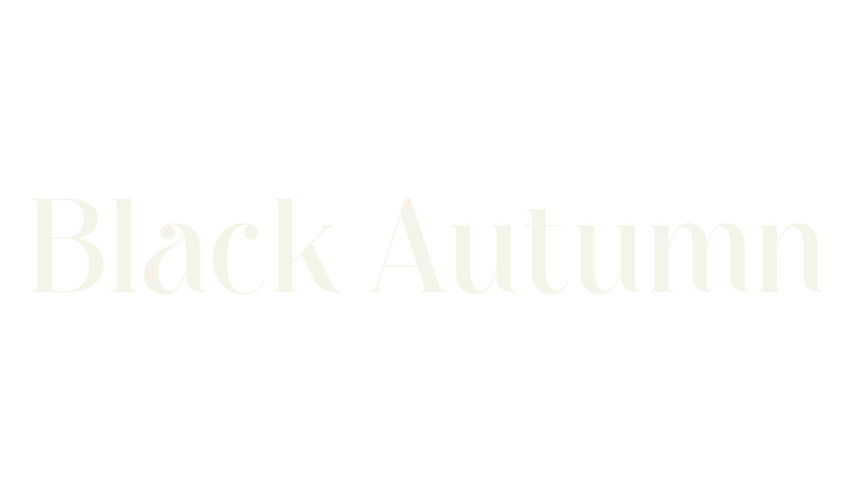 Black Autumn, vintage font preview