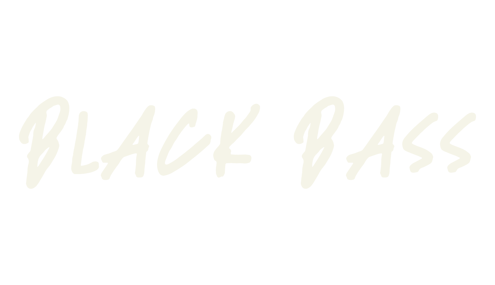 Black Bass, graffiti font preview