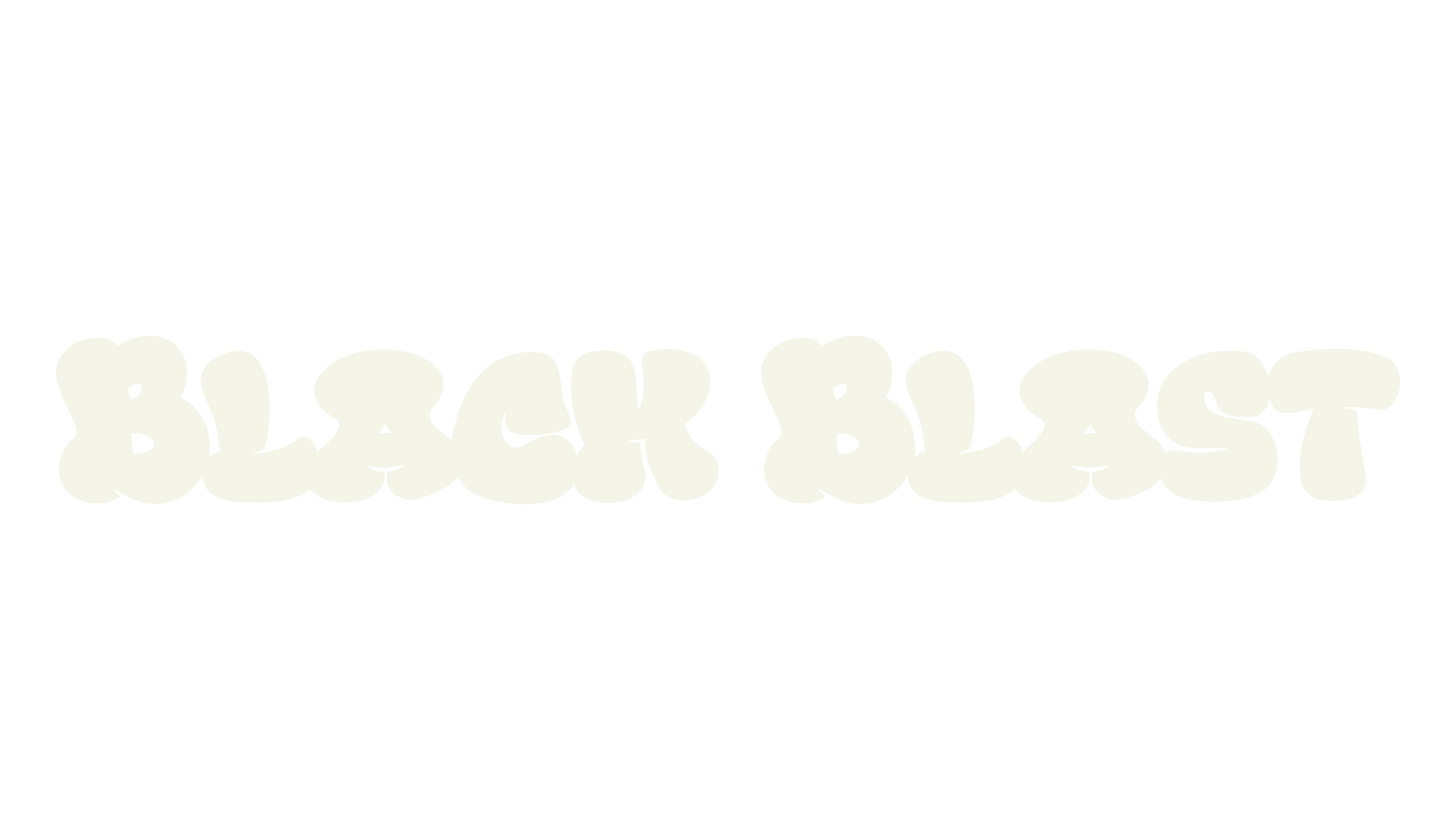 Black Blast, graffiti font preview