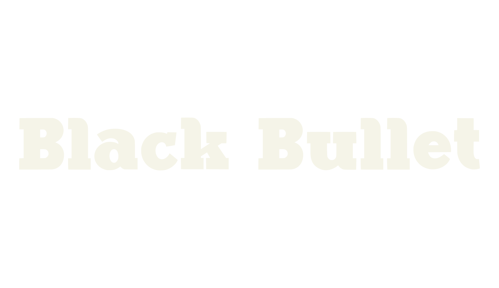 Black Bullet, bold font preview