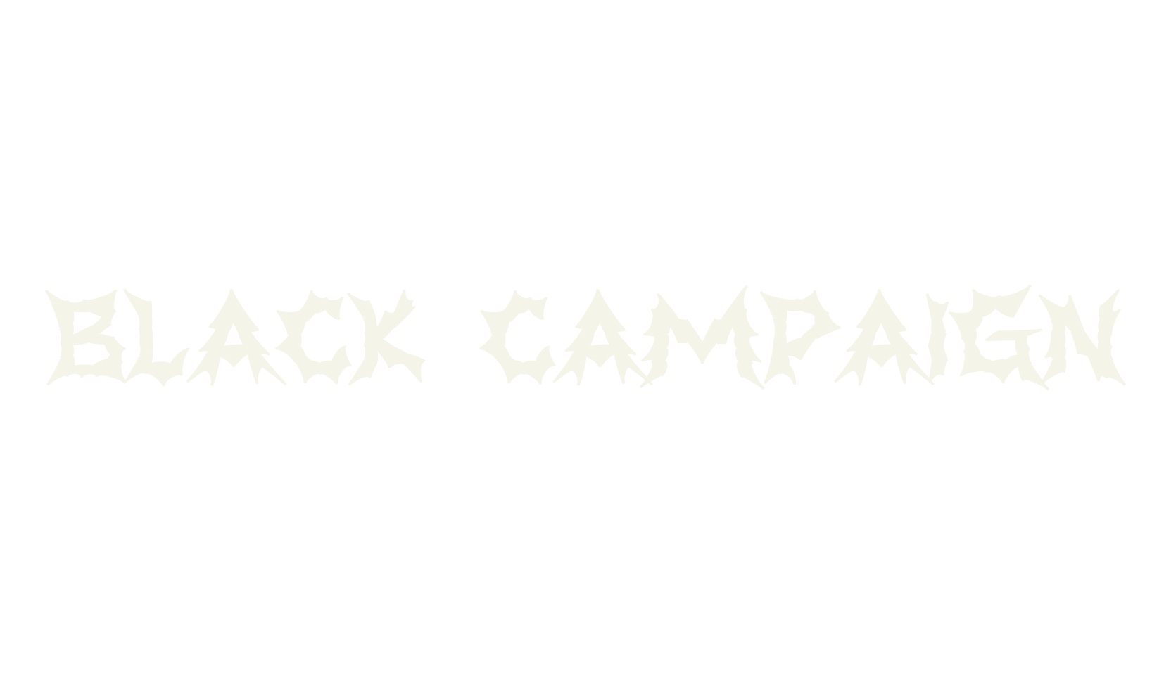 Black Campaign, blackletter font preview