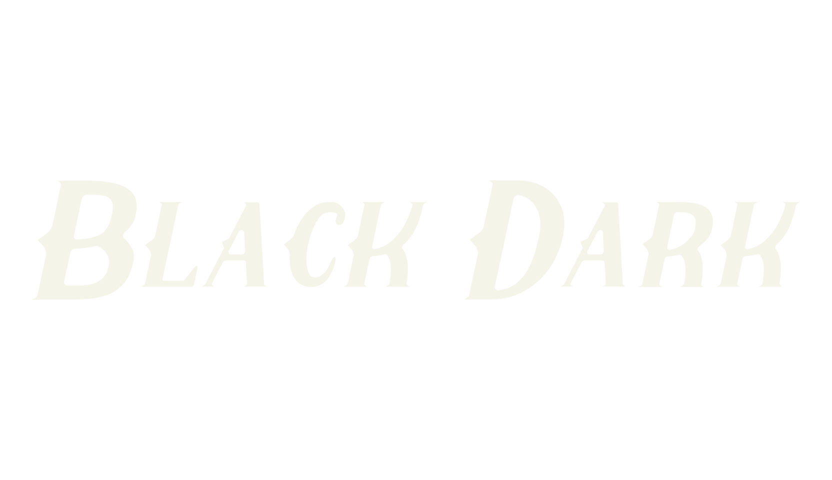 Black Dark, tattoo font preview