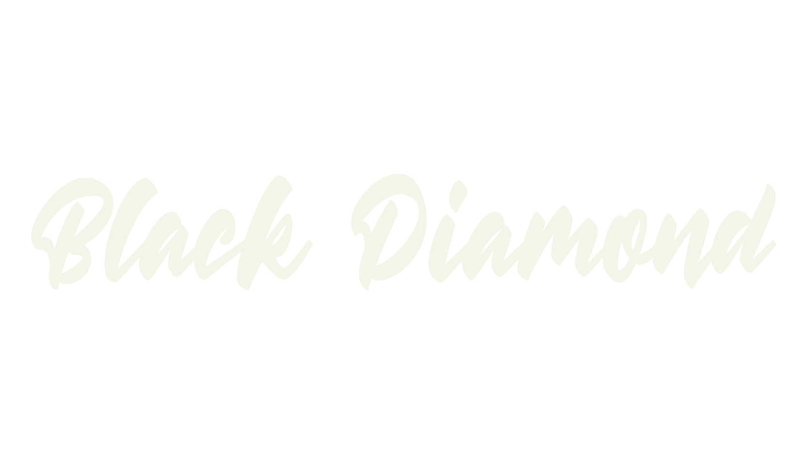 Black Diamond, fashion script font preview