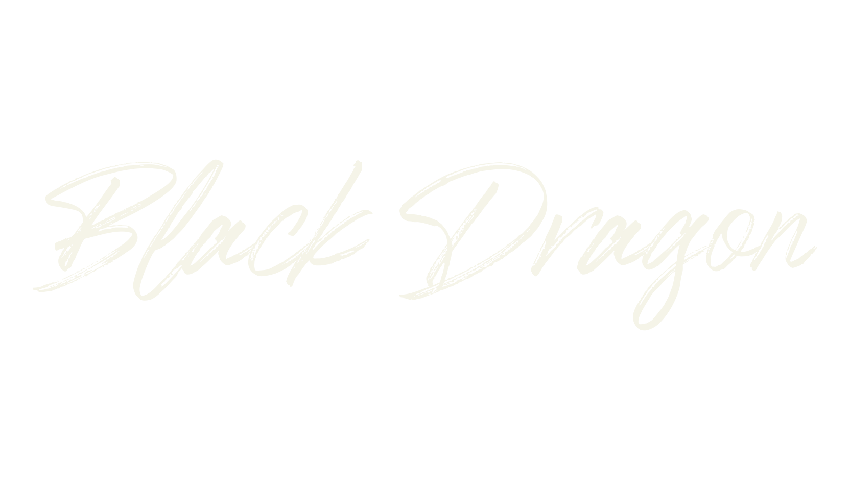 Black Dragon, lettering font preview
