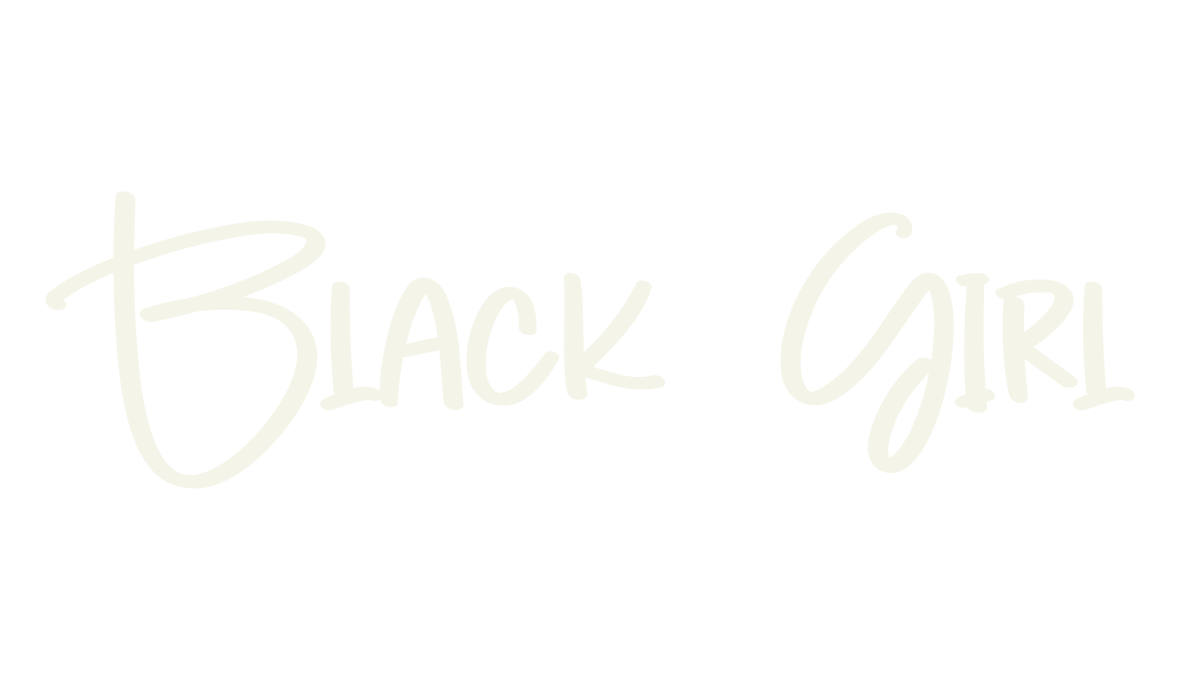 Black Girl, calligraphy font preview