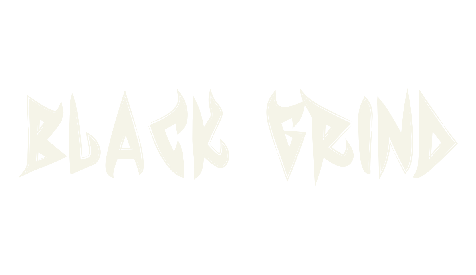 Black Grind, custom font preview