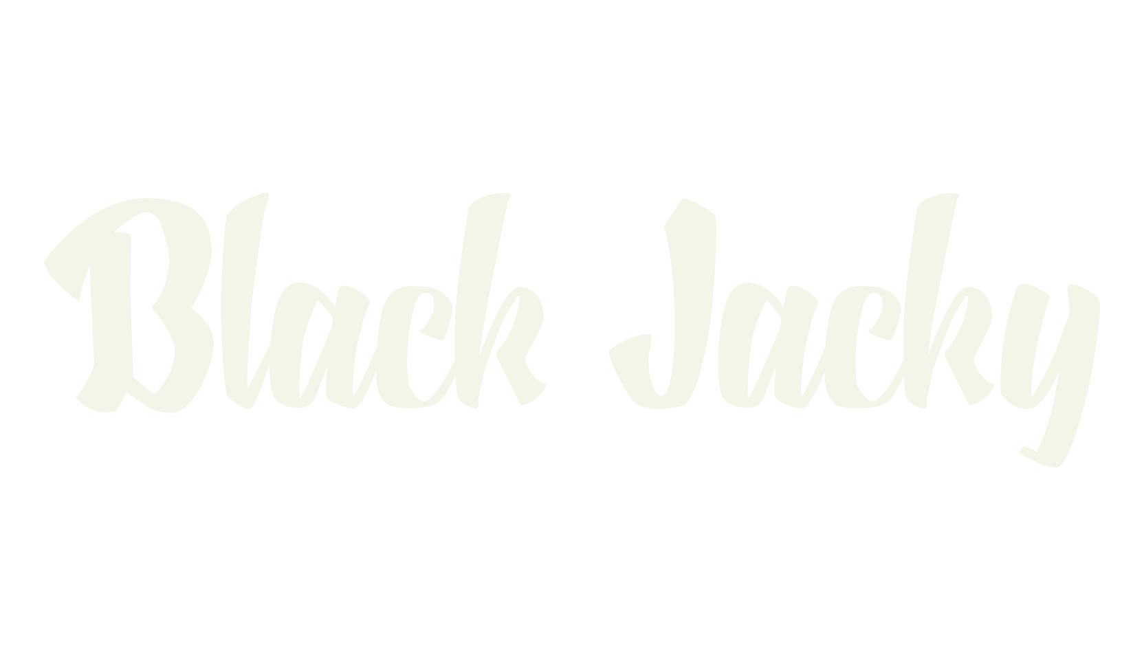 Black Jacky, blackletter font preview