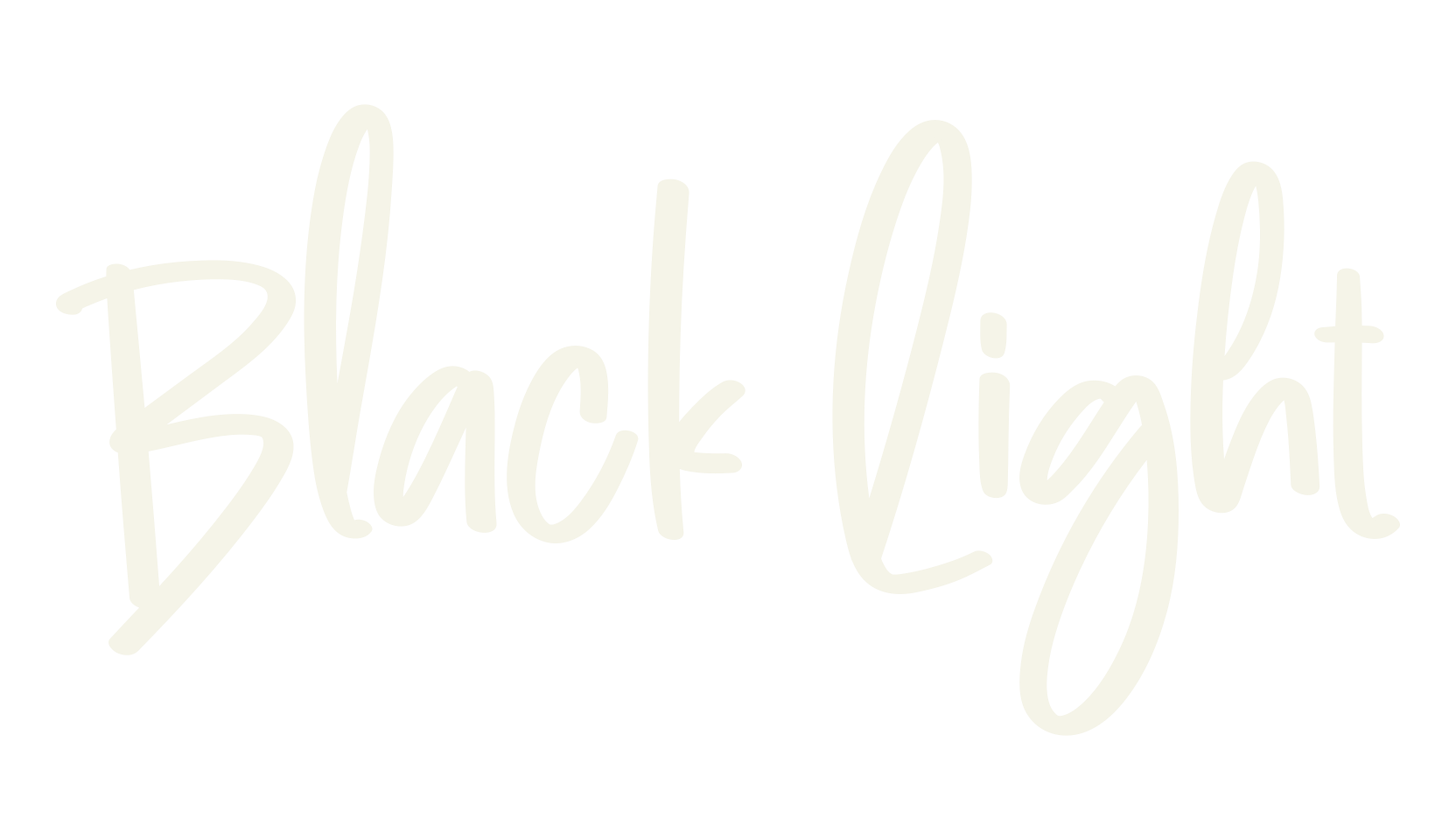 Black Light, fashion script font preview
