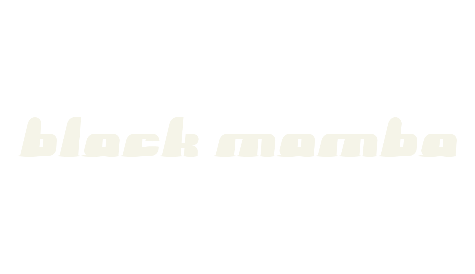 black mamba, display market font preview