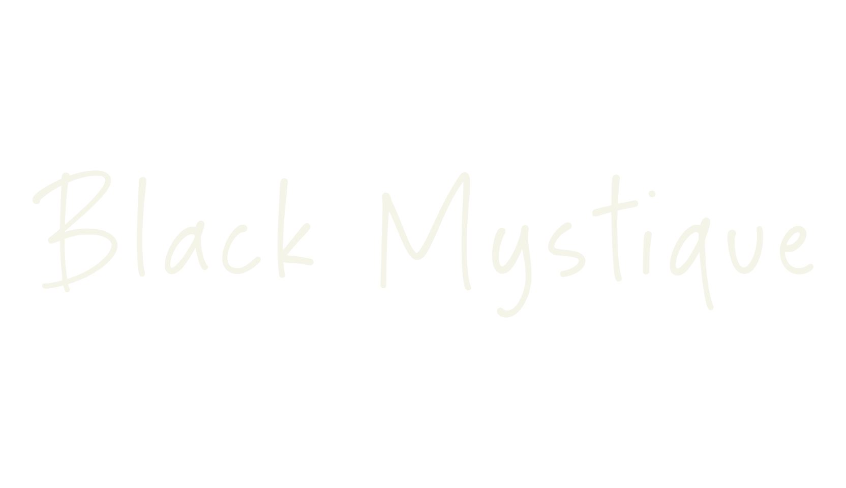 Black Mystique, cartoon font preview