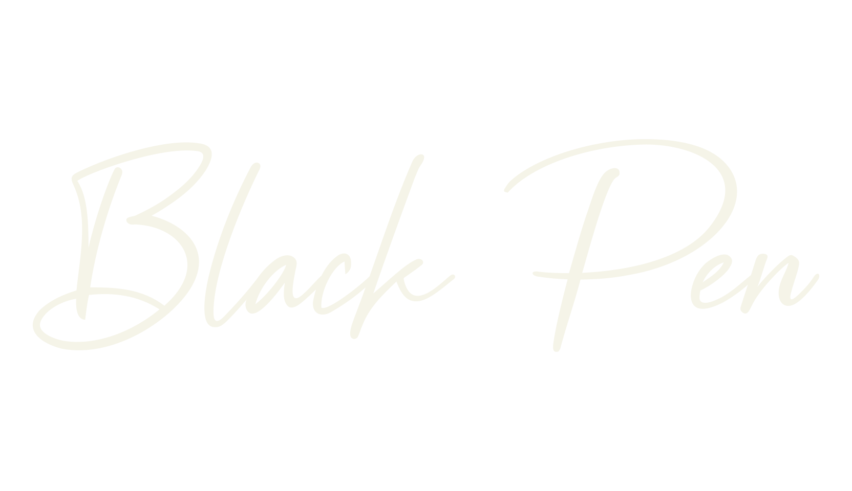 Black Pen, wedding font preview