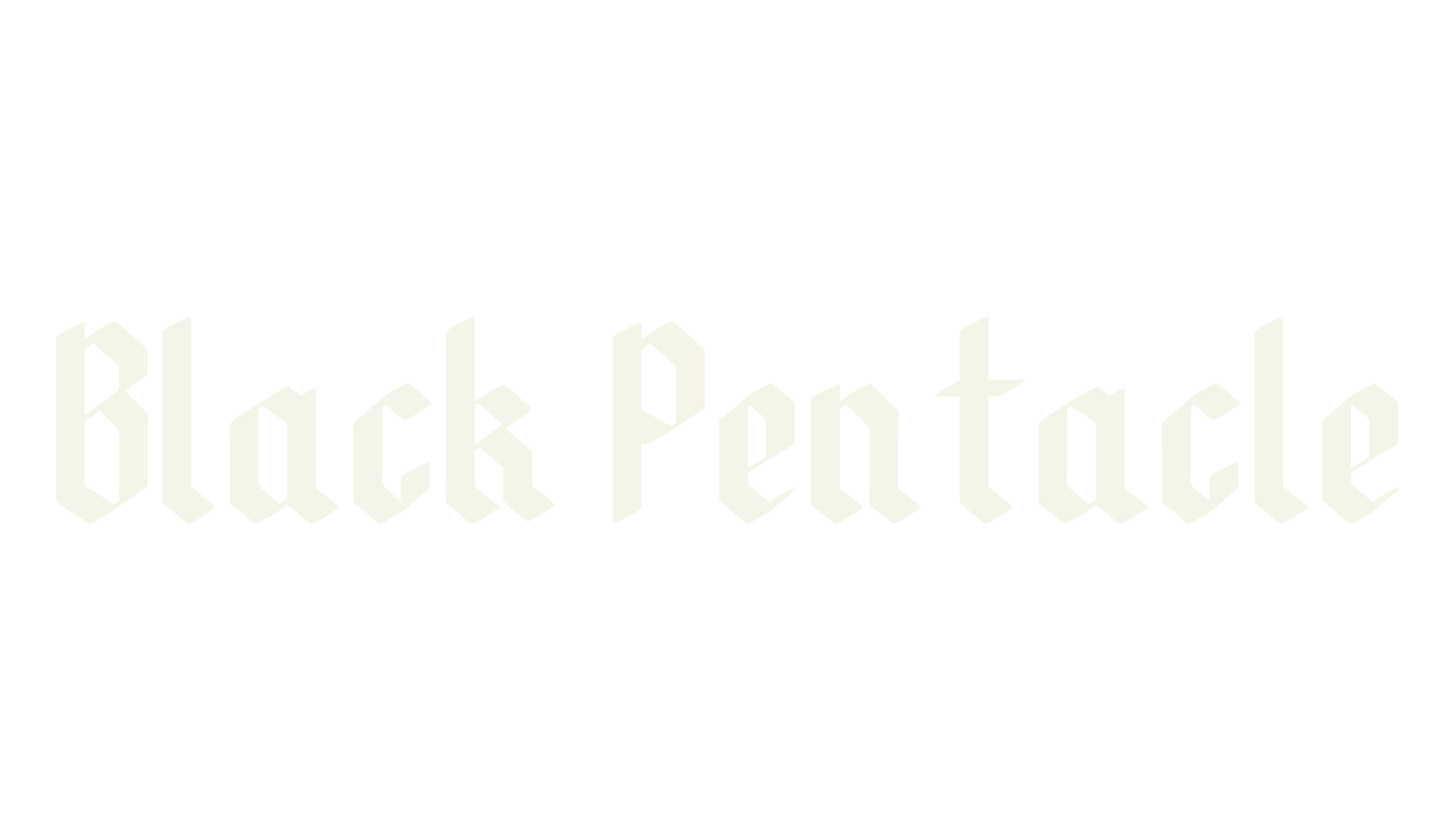 Black Pentacle, blackletter font preview