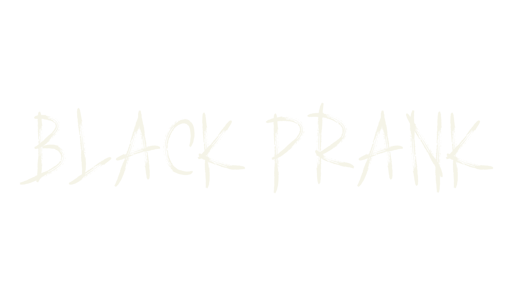 BLACK PRANK, dripping font preview