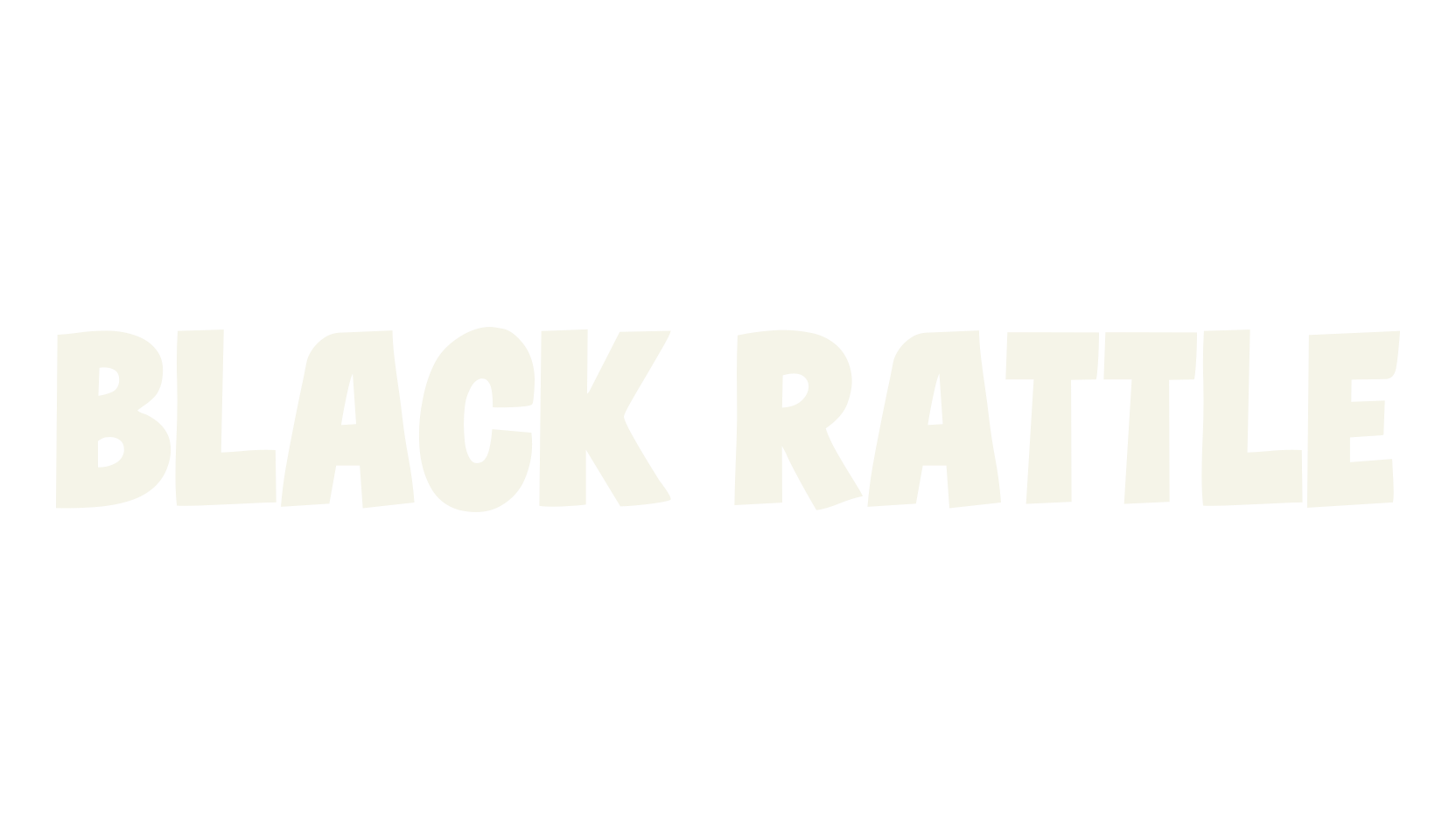 Black Rattle, elegant font preview