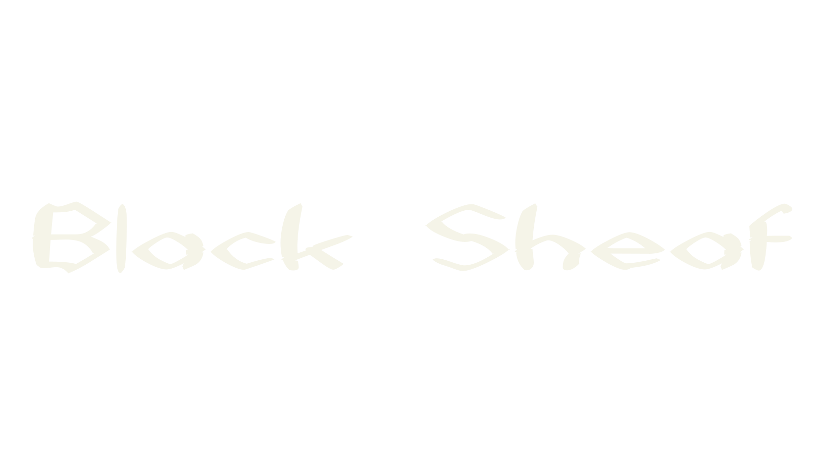 Black Sheaf, display market font preview