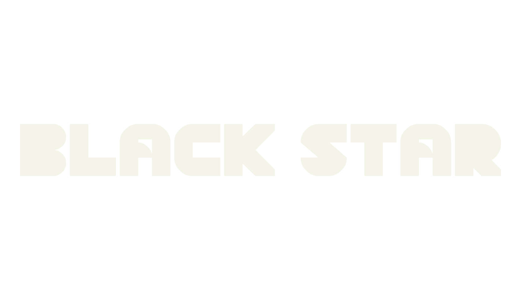 BLACK STAR, display market font preview