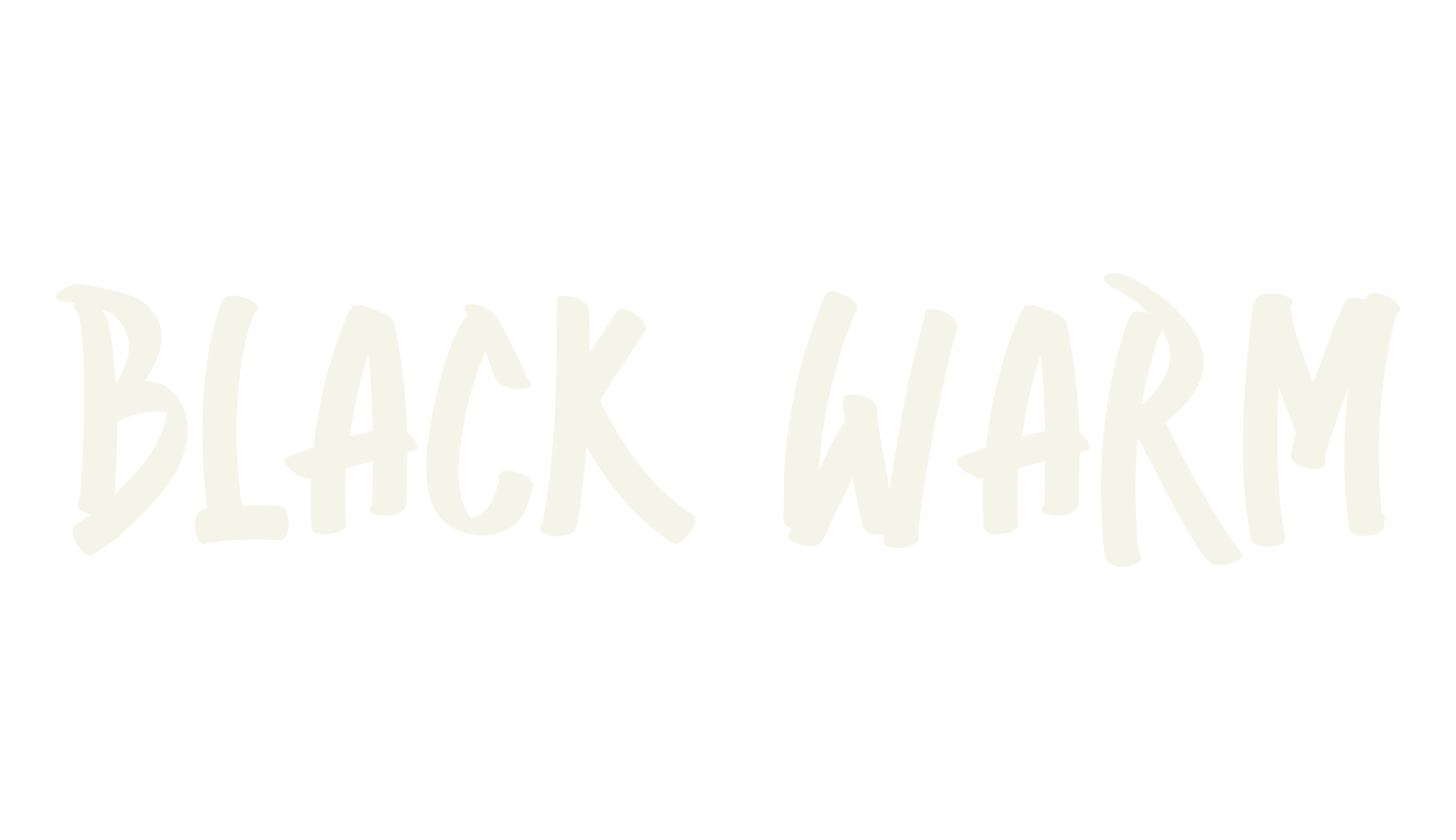 Black Warm, decorative font preview
