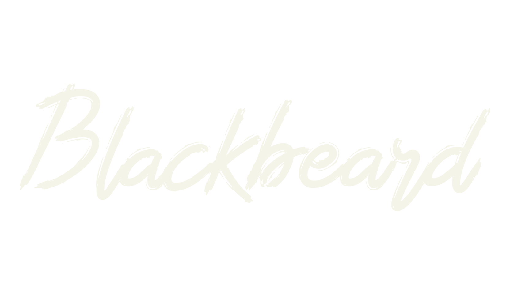 Blackbeard, letter font preview