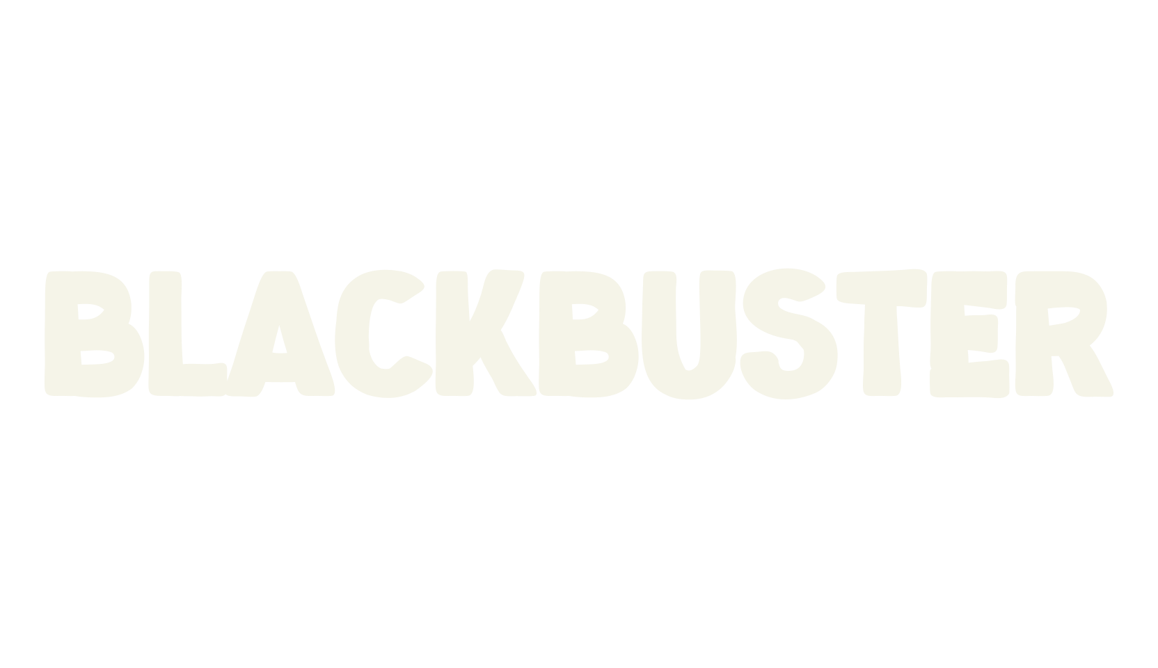 blackbuster, bold font preview