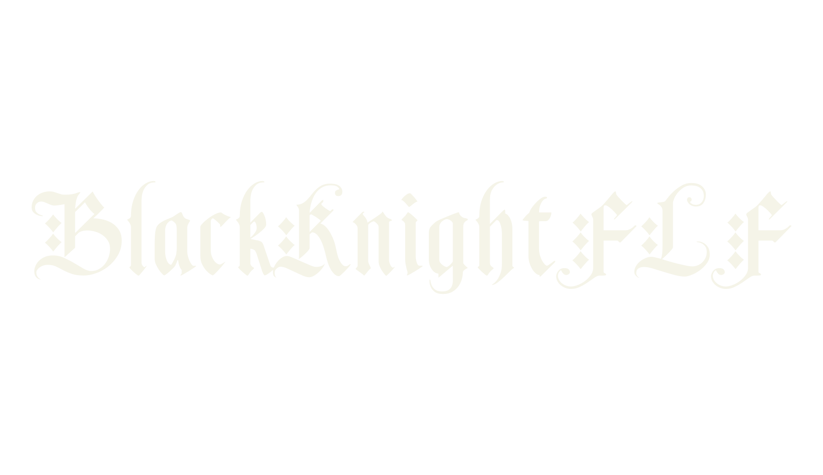 BlackKnightFLF, fantasy font preview