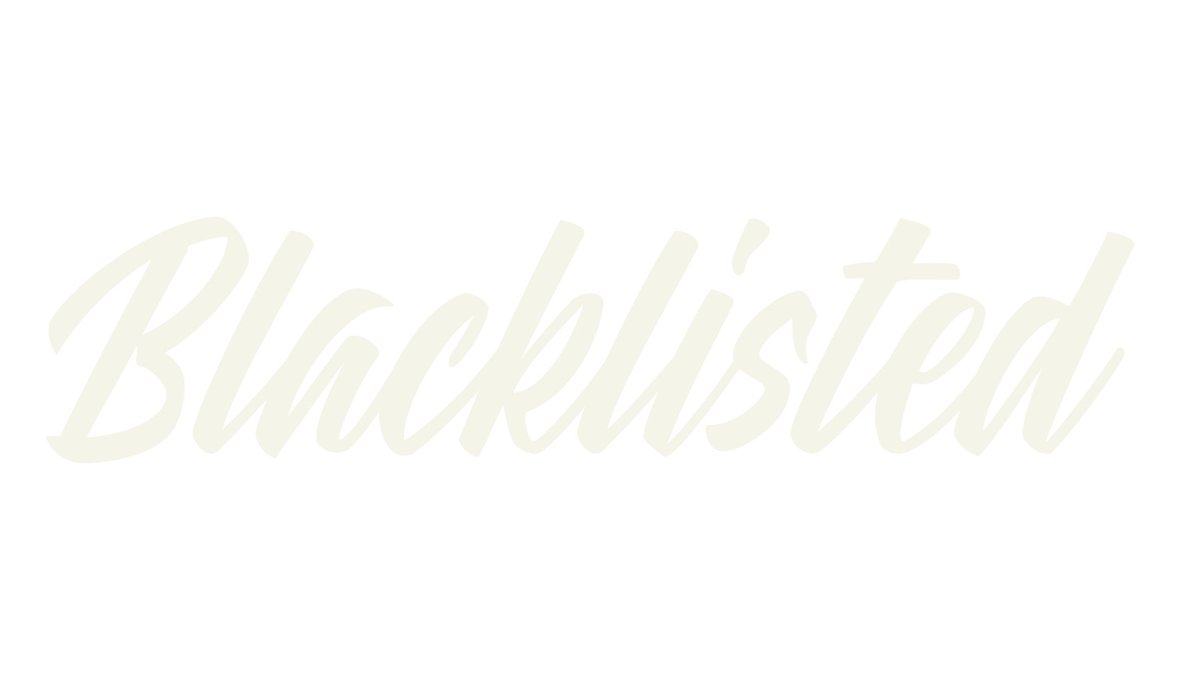 Blacklisted, logo font preview