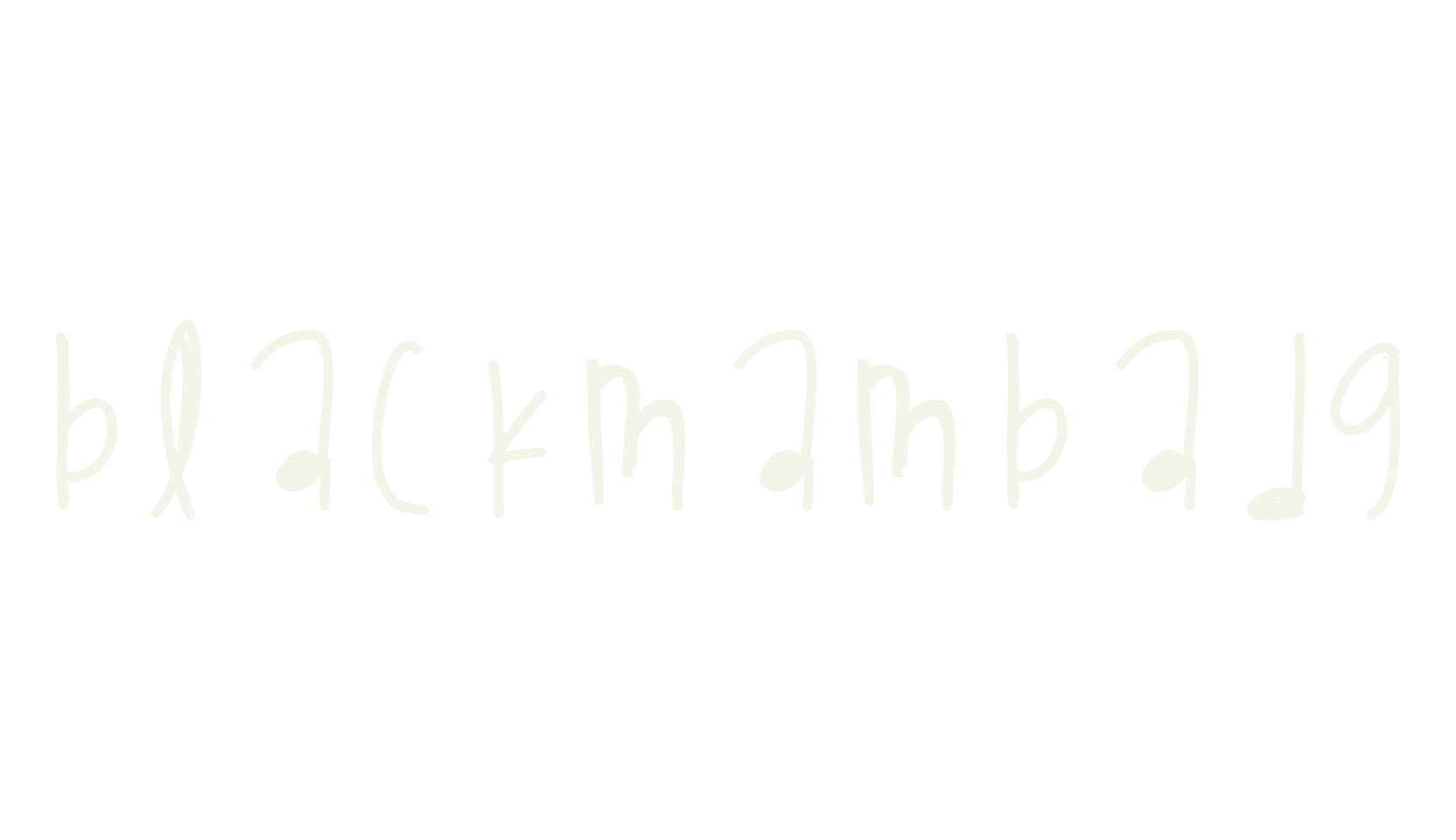 BlackMambaDg, handwritten font preview