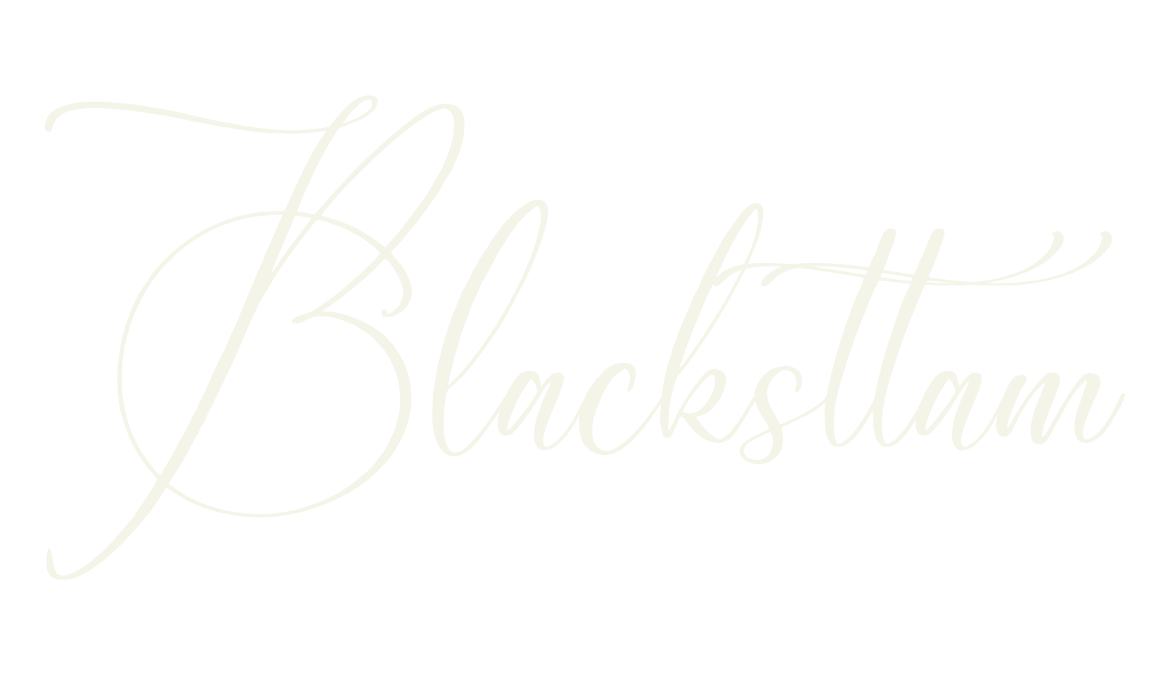 Blacksttam, script font preview