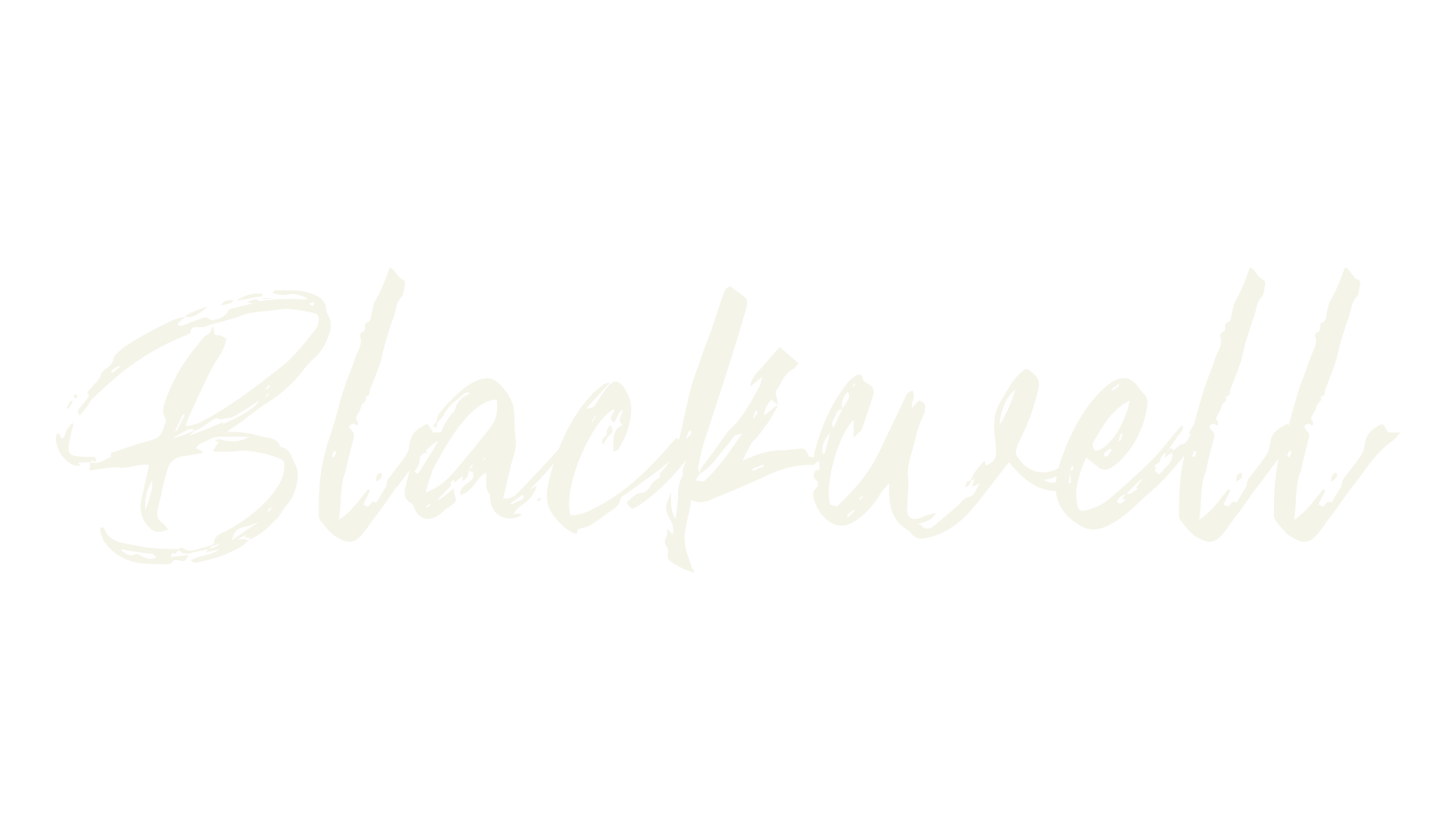 Blackwell, handwriting font preview