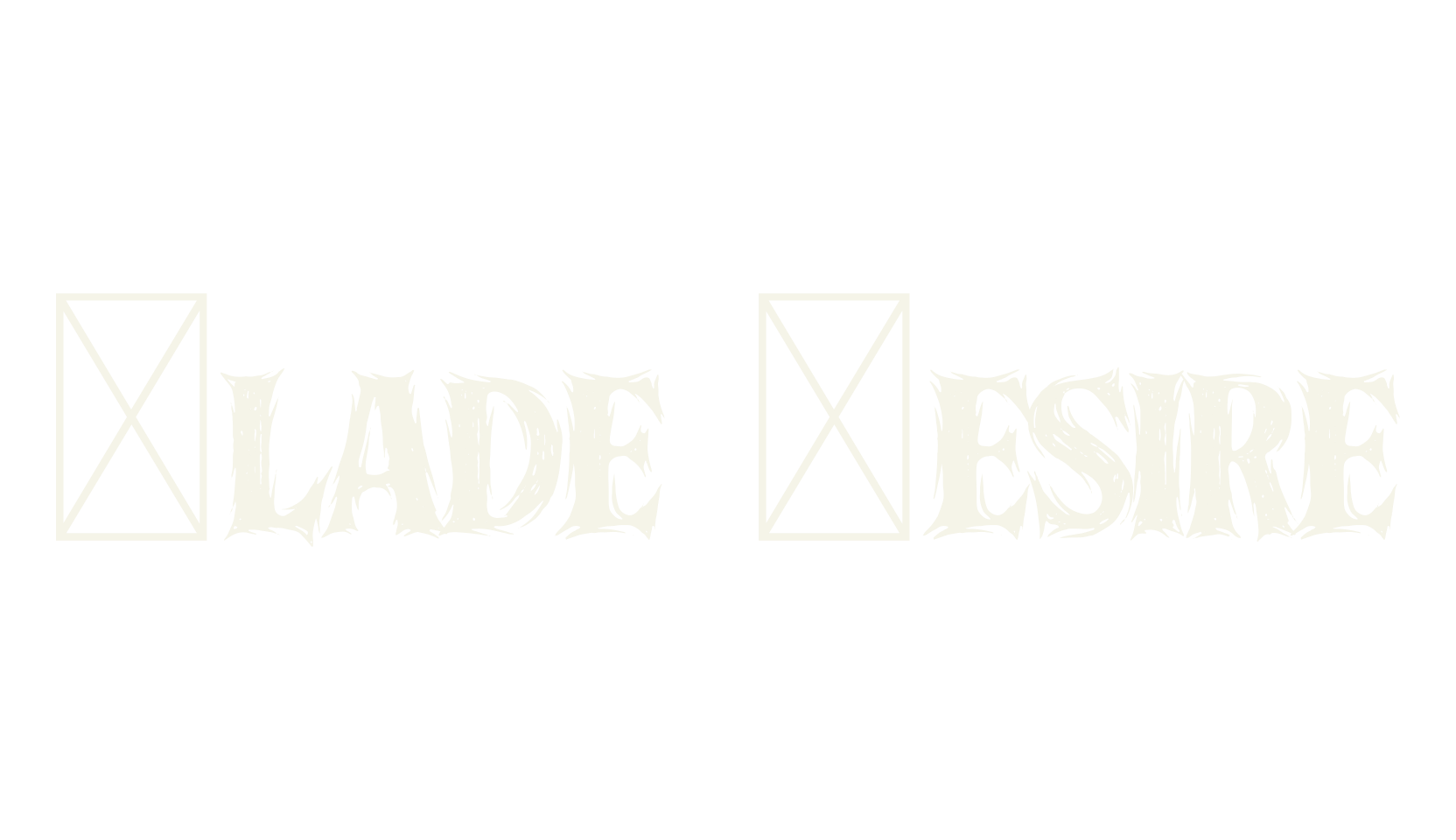 Blade Desire, gothic font preview