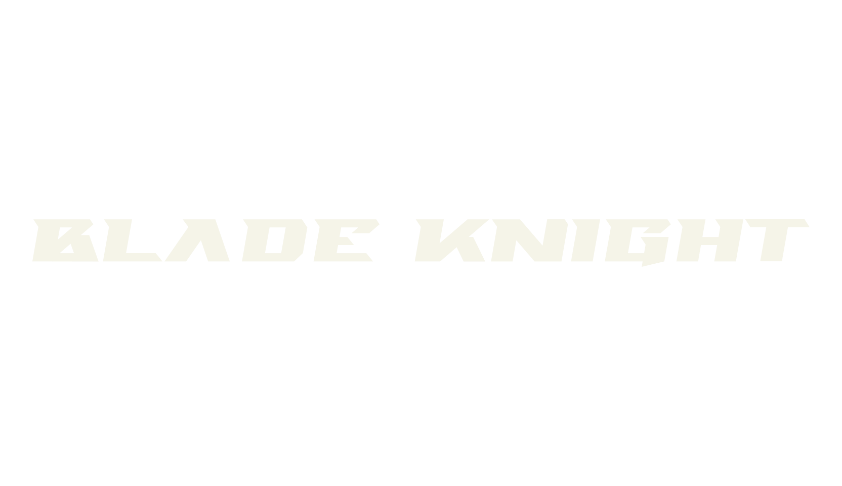 Blade Knight, gaming font preview