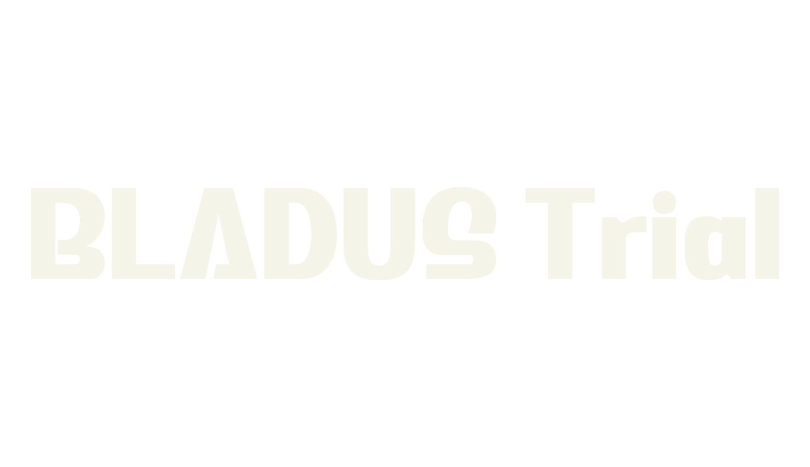 BLADUS Trial, 3d font preview