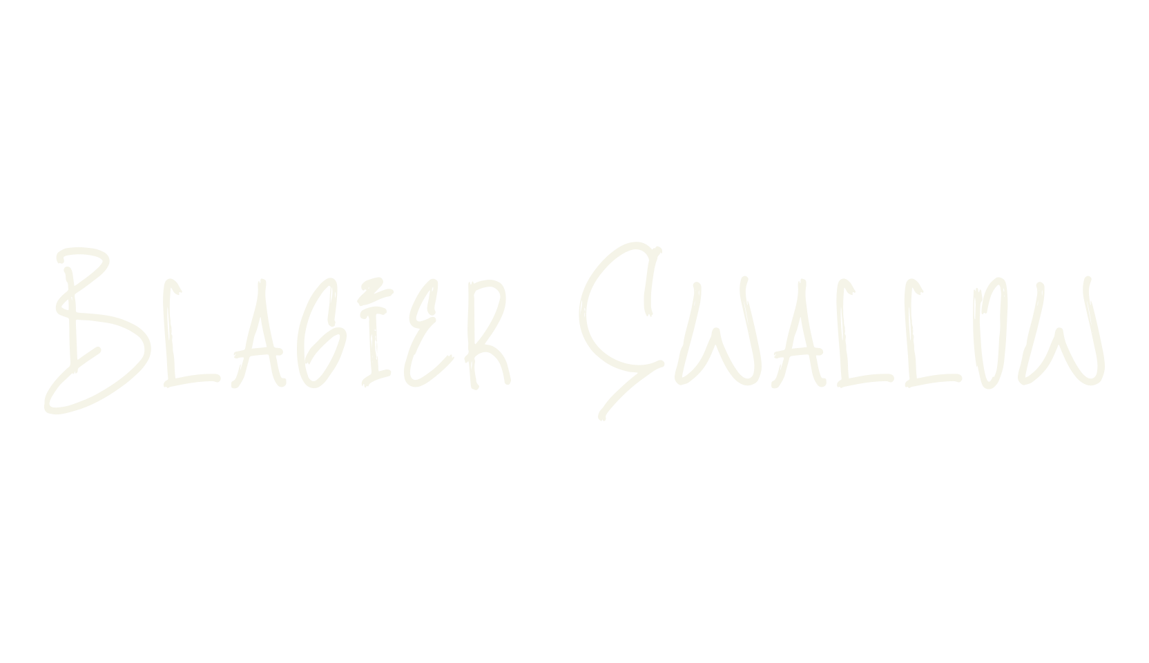 Blagier Swallow, script font preview