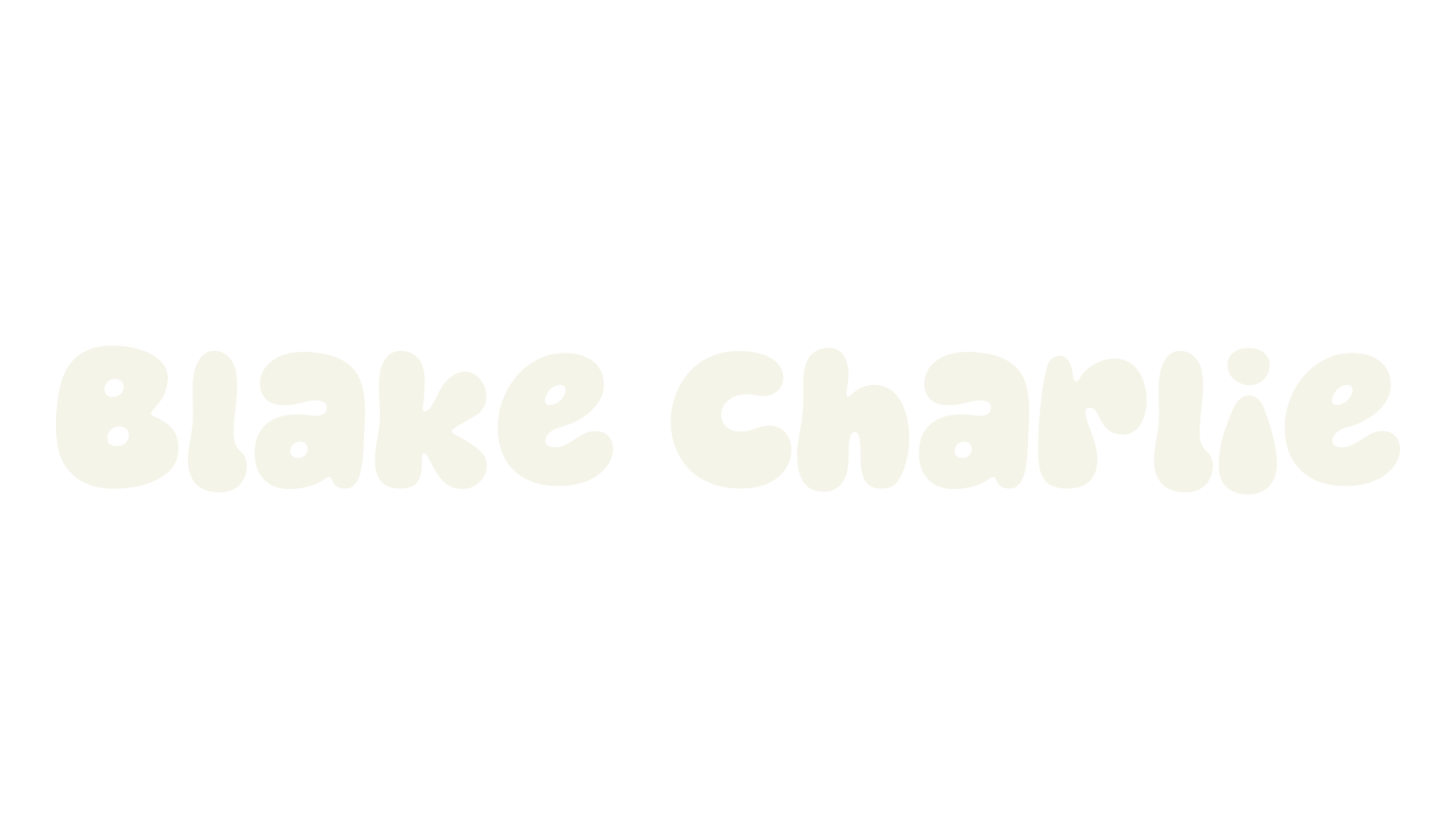 Blake Charlie, funky font preview