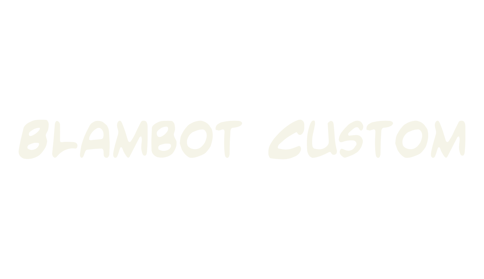 Blambot Custom, display market font preview