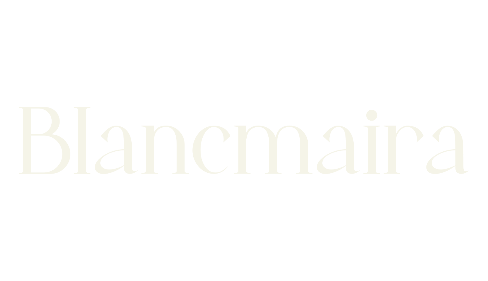 Blancmaira, serif font preview
