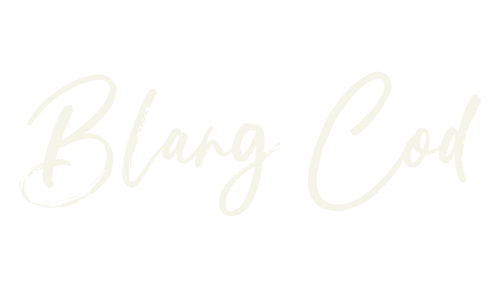 Blang Cod, music font preview