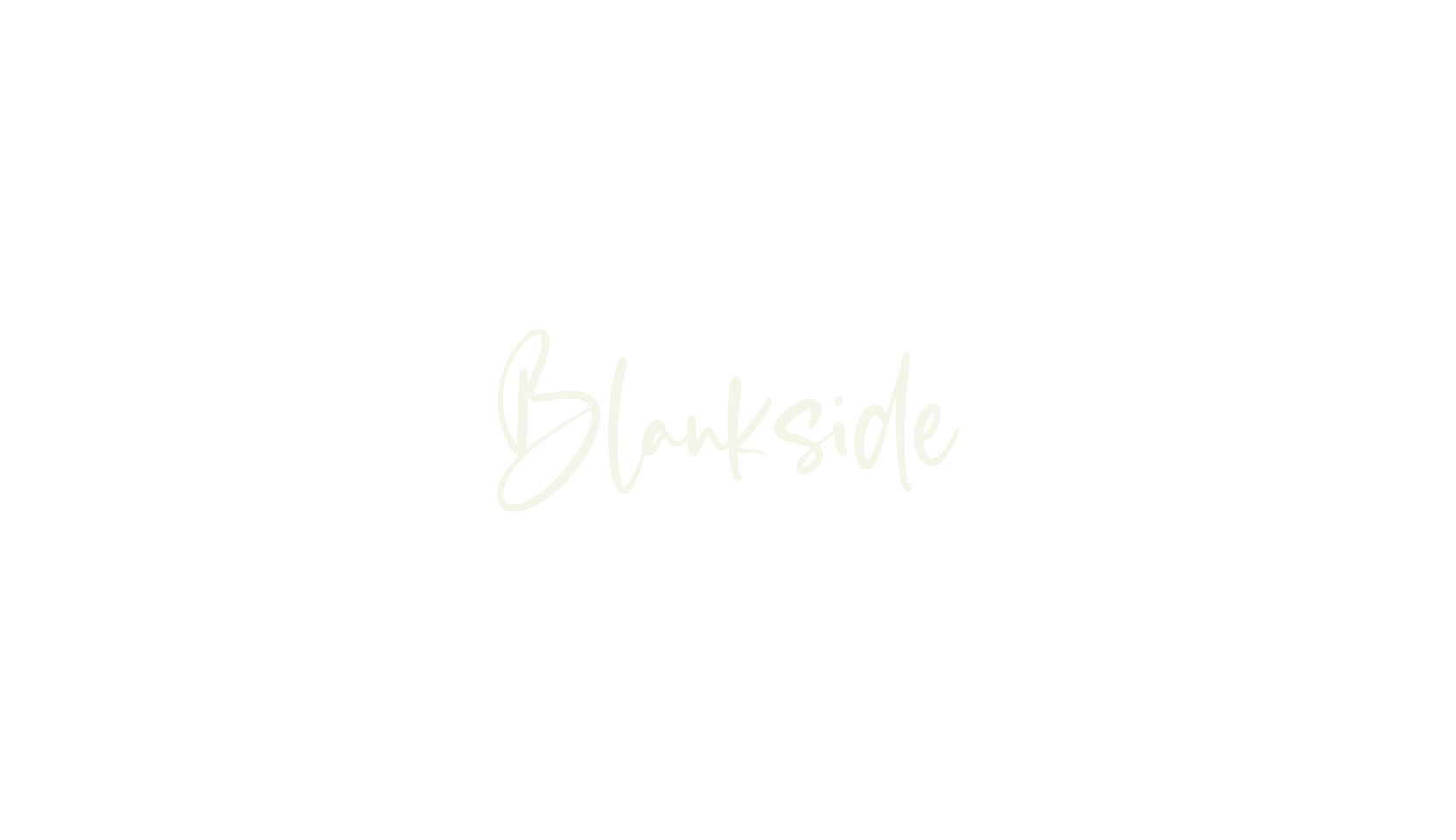 Blankside, calligraphy font preview