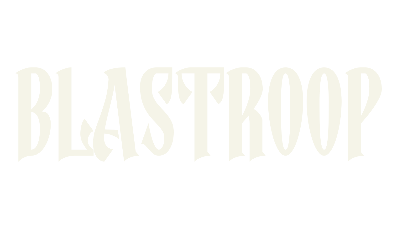 Blastroop, display market font preview
