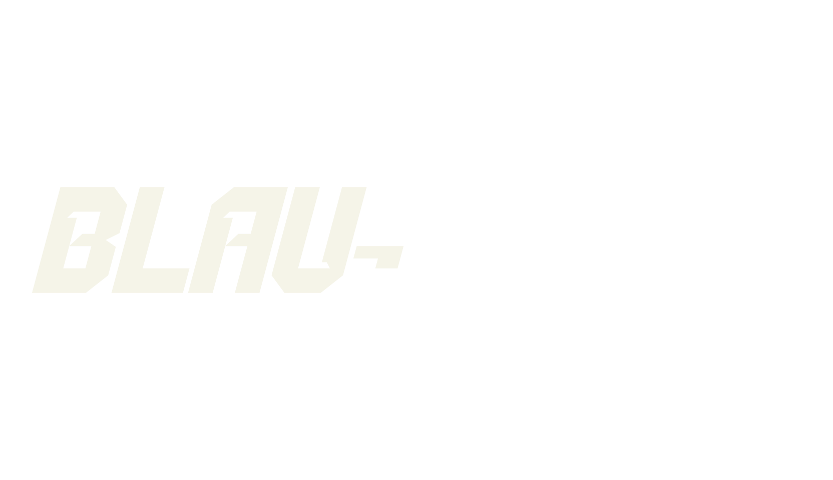 BLAUSERUM, futuristic font preview