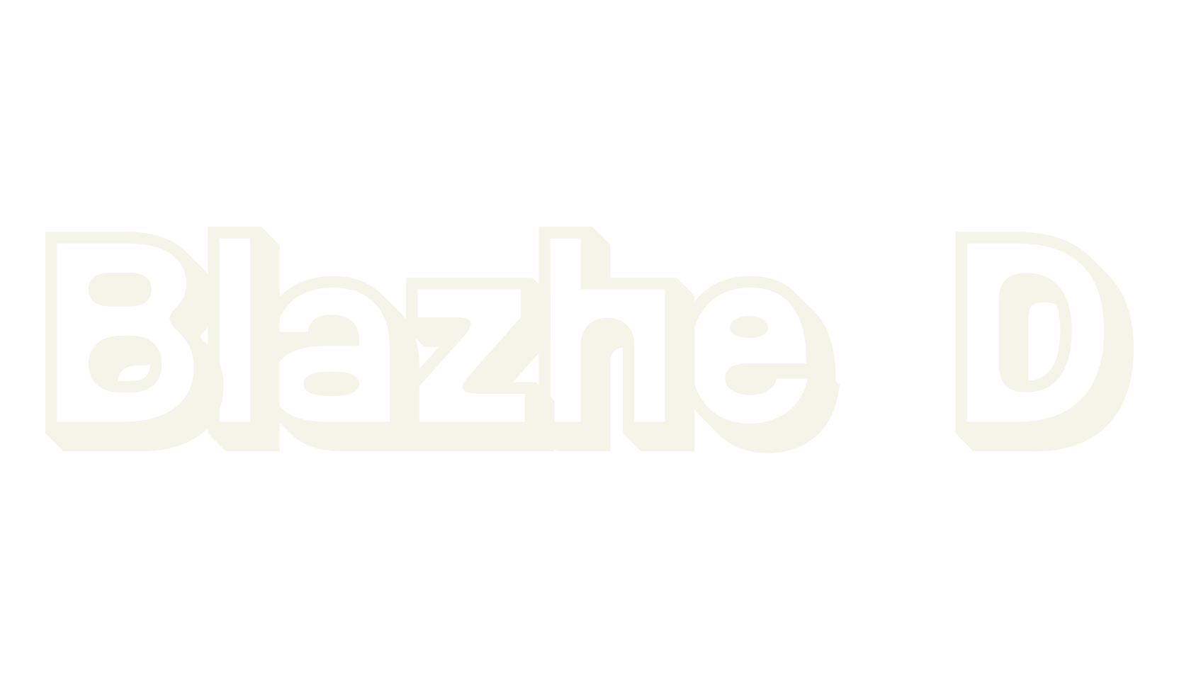 Blazhe 3D, 3d font preview