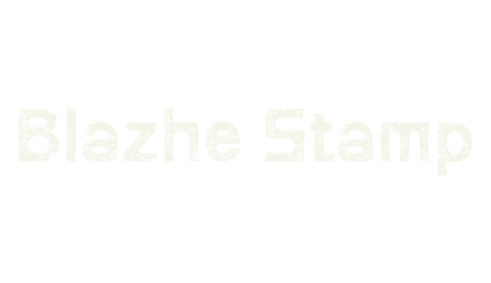 Blazhe Stamp, stamp font preview