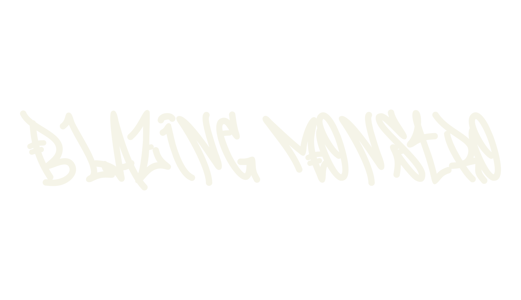 Blazing Monstro, graffiti font preview