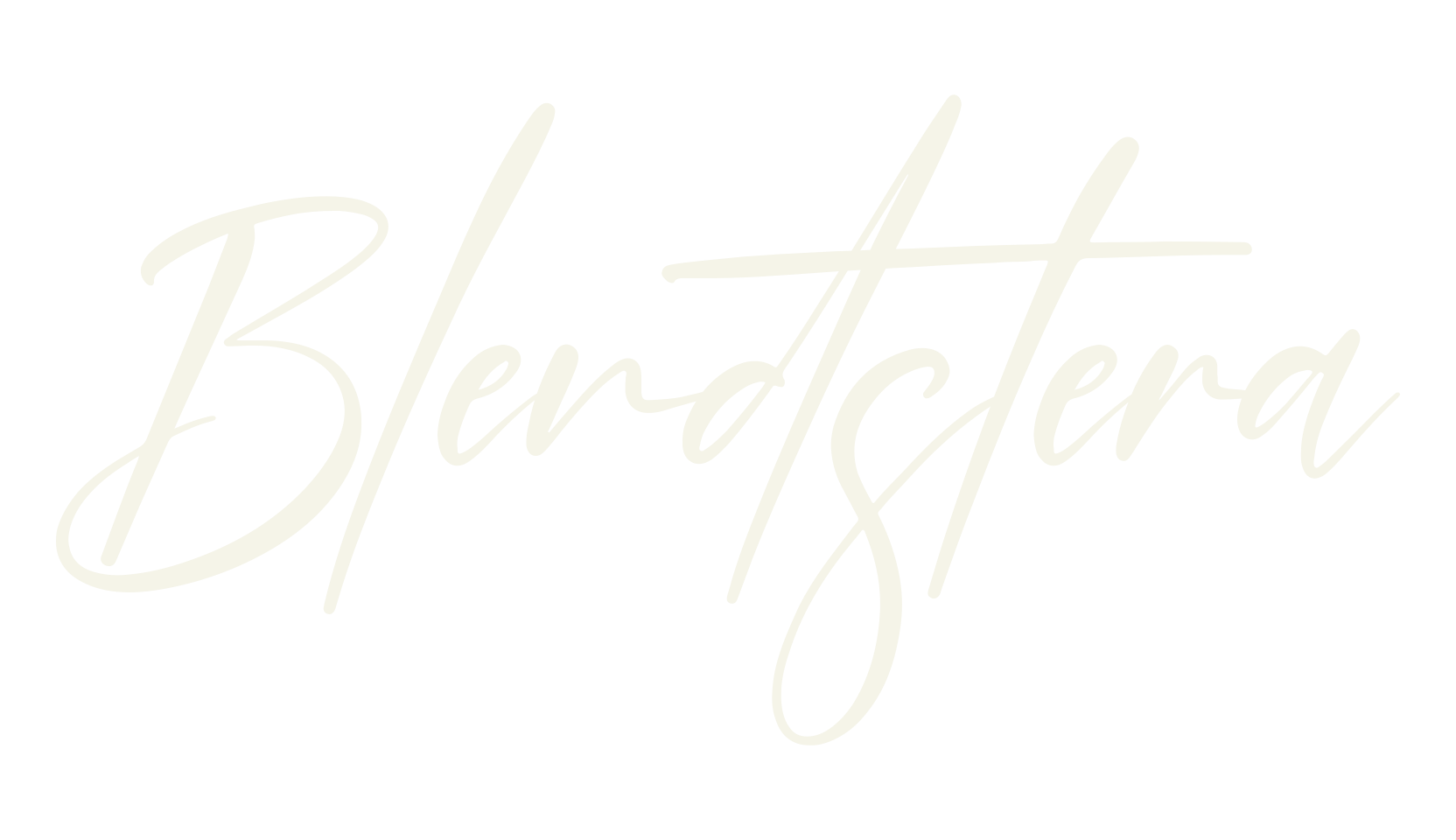 Blendstera, script font preview